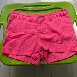 Lilly Pulitzer bright pink shorts